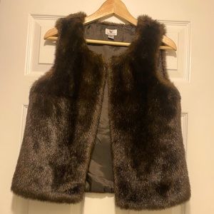 Worthington Faux Fur Vest